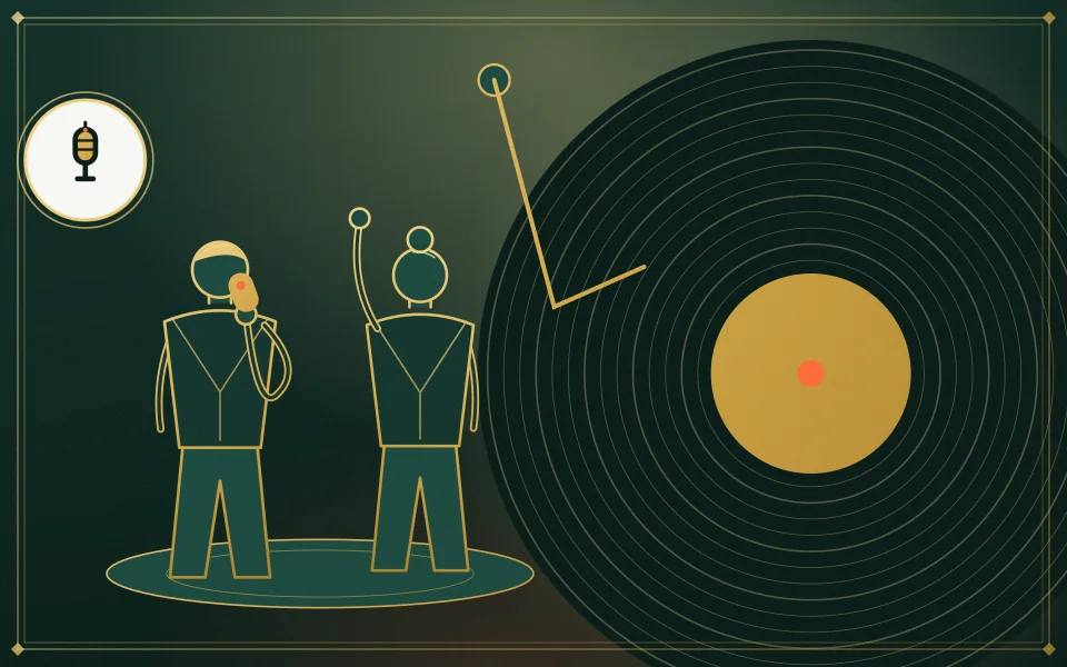 AI editorial illustration: Its own beat.